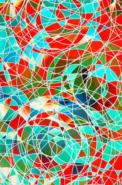 istock Colorful absctract circle line backgrounds 948535958