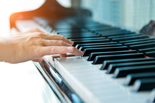 istock Woman hands playing piano 948538912