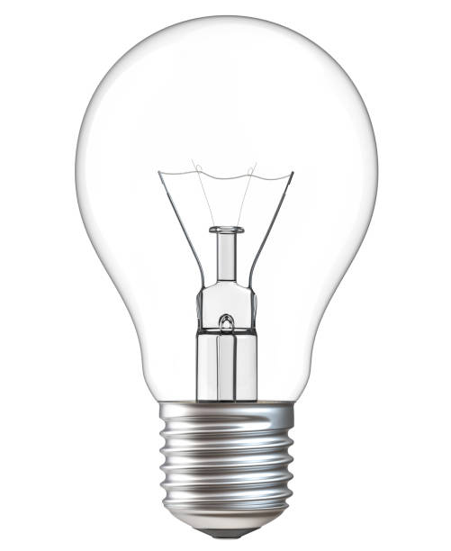 istock 3d illustration of Light bulb isolated on white background. Realistic 3d rendering of incandescent lamp withe clipping path 948539338
