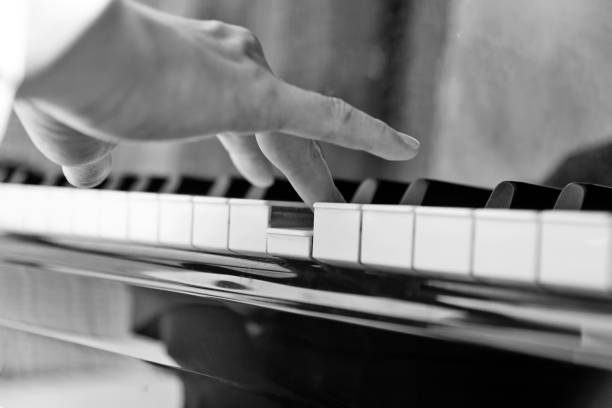 istock Woman hands playing piano 948539566