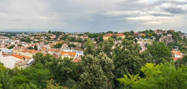 istock Plovdiv old town panorama seen from Sahat Tepe, Bulgaria 948543344