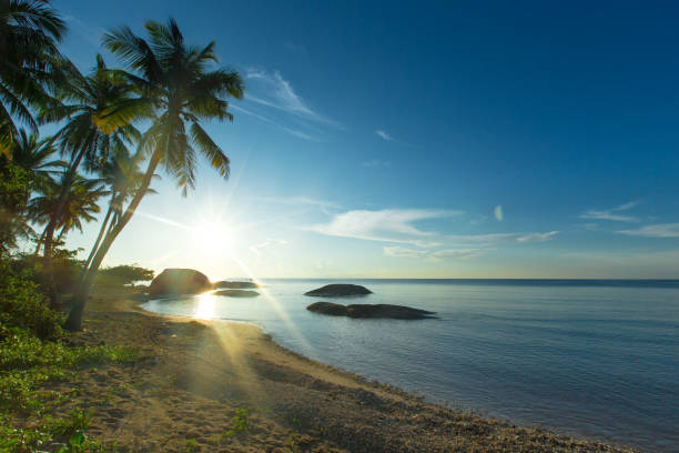 istock Beautiful sunset above the sea 948544084