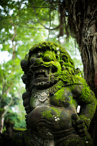 Divinity statue in hindu temple, Bali