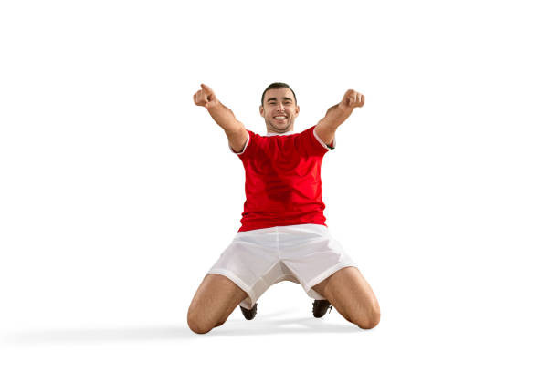 istock Happiness football player after goal 948559442