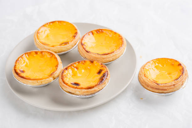 istock Closeup of egg tart 948563072