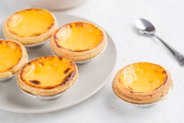 istock Closeup of egg tart 948563222