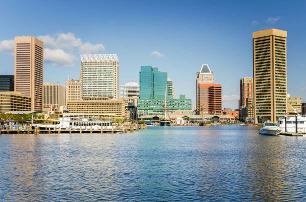 istock View of Baltimore Waterfront under a Blue Autumn Sky 948566602