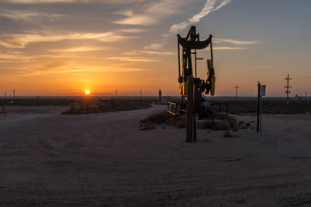 istock Oil Pumpjack at Eunice, New Mexico 948568012