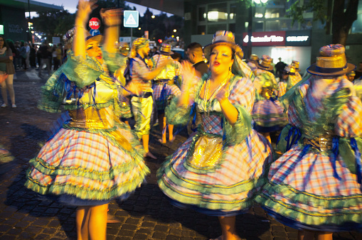 Lisbon Folklore Celebrations Stock Photo - Download Image Now - Adult ...