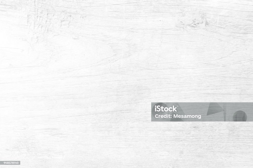 White Wood Board Texture Background. Wood - Material Stock Photo