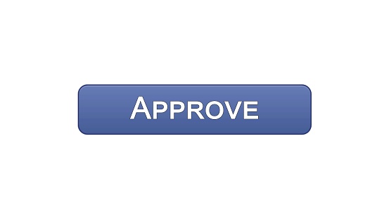 Approve Button Color Code Approve Web Interface Button Violet Color Accepted Application ...
