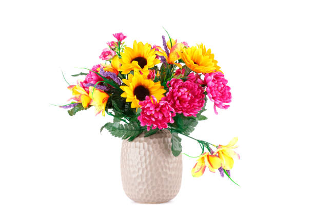 istock Colorful fabric flowers 948593826