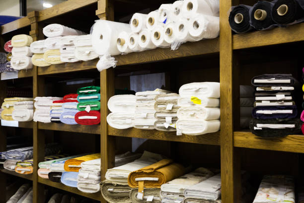 istock different fabric bolts exposed on shelves 948610710