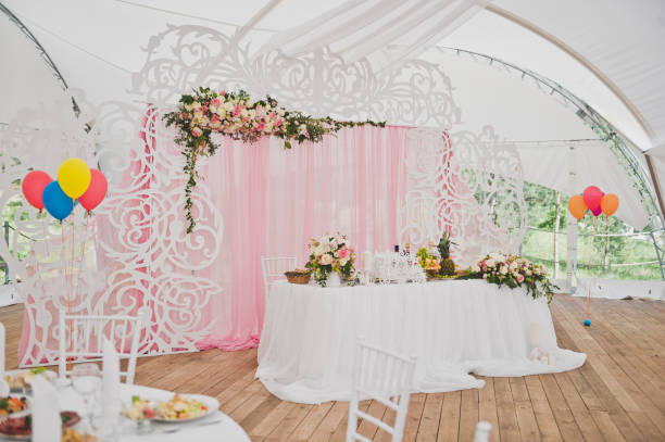 istock Tent for the wedding ceremony in the open air 9995. 948616870