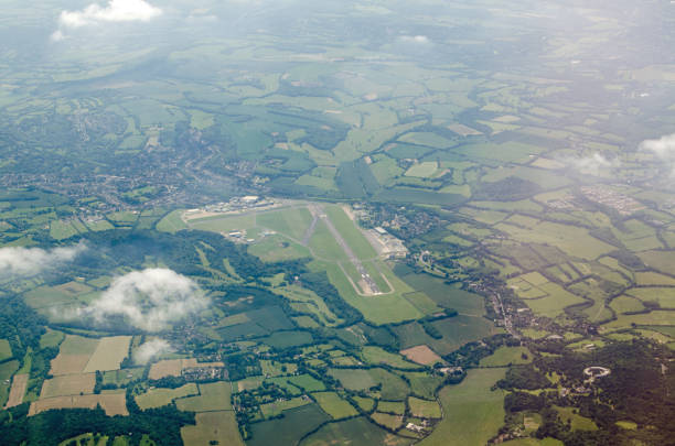 istock Biggin Hill Airport, aerial view 948622874