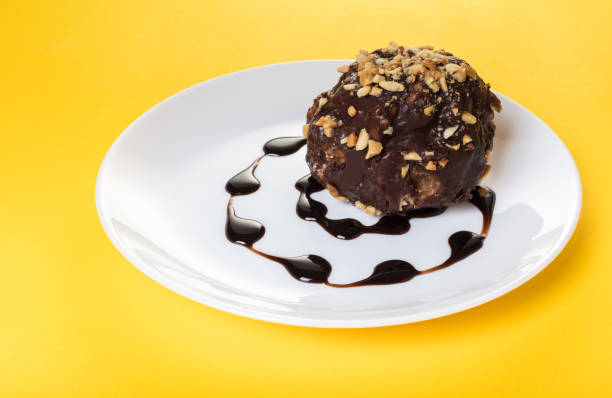 istock chocolate dessert cake in a plate 948624752
