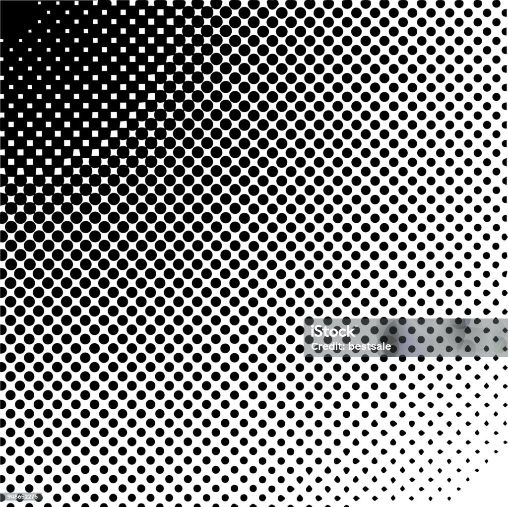 Halftone Design Elements Vector Halftone Gradient Dot Pattern Stock ...