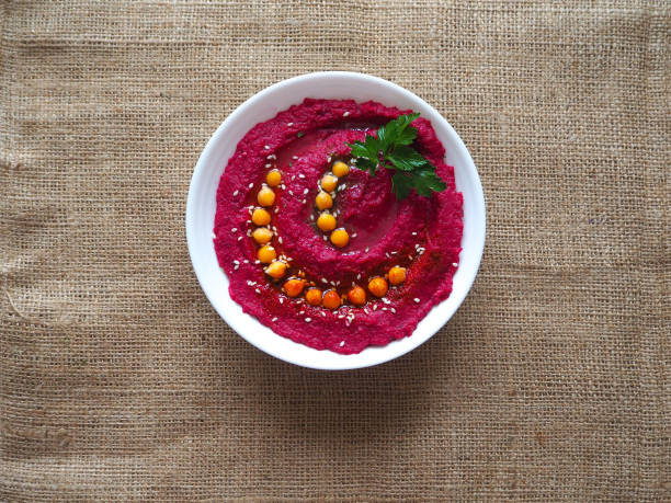 istock Dishes of chickpeas. Hummus. Lean middle Eastern cuisine. 948654638