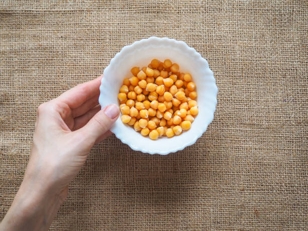 istock Dishes of chickpeas. Hummus. Lean middle Eastern cuisine. 948654740
