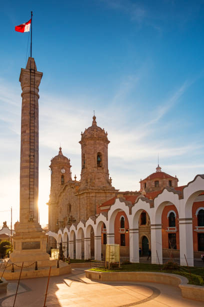 istock Main square with obelisk and Cathedral in downtown Potosi Bolivia 948658854