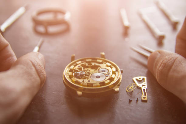 istock Watchmaker is repairing the mechanical watches in his workshop 948664134