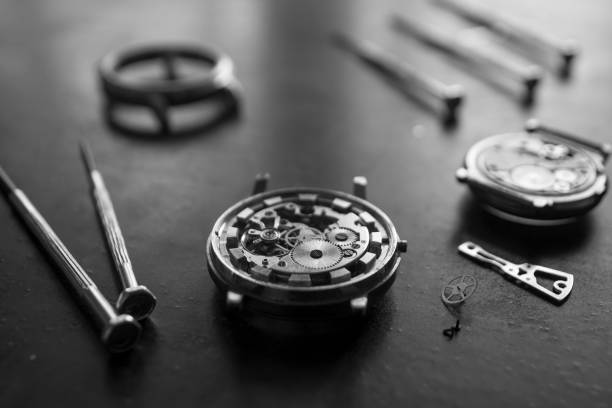 istock Mechanical watch repair 948664814