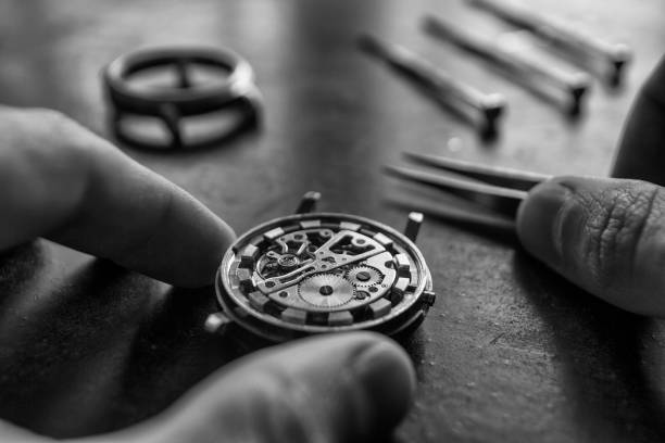 istock Watchmaker is repairing the mechanical watches in his workshop 948667046