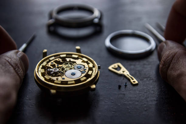 istock Watchmaker is repairing the mechanical watches in his workshop 948667780