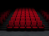 Cinema Salon and Red Seats