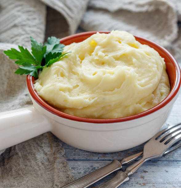 istock Homemade mashed potatoes with butter. 948667958
