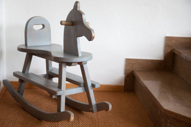 istock Antique wooden rocking horse 948671504