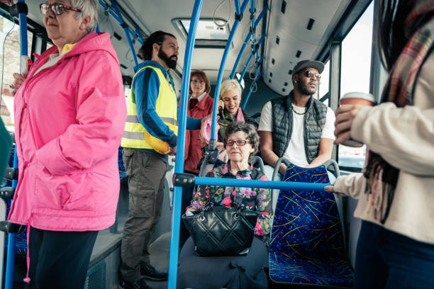 istock People commuting by bus to work or lectures at college 948674586