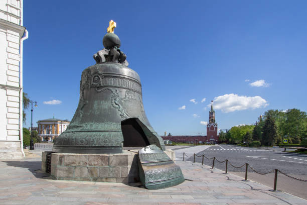 View of the largest bell in the world - the Tsar Bell in Moscow, Russia