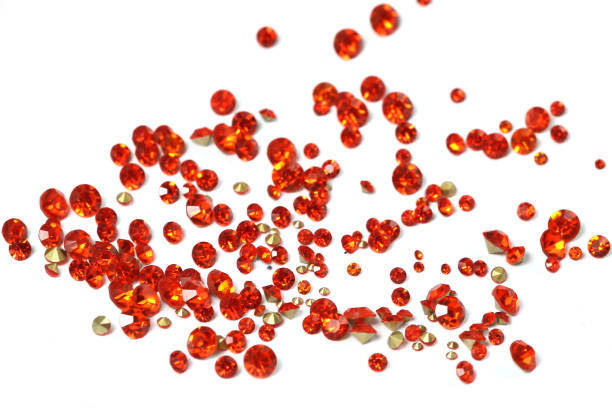 istock Many scattered rhinestones. On a white background 948683964