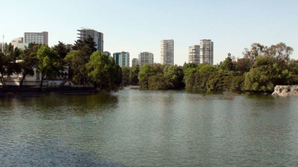 istock Mexico City Chapultepec Lake And Building Exterior View In Mexico 948688430