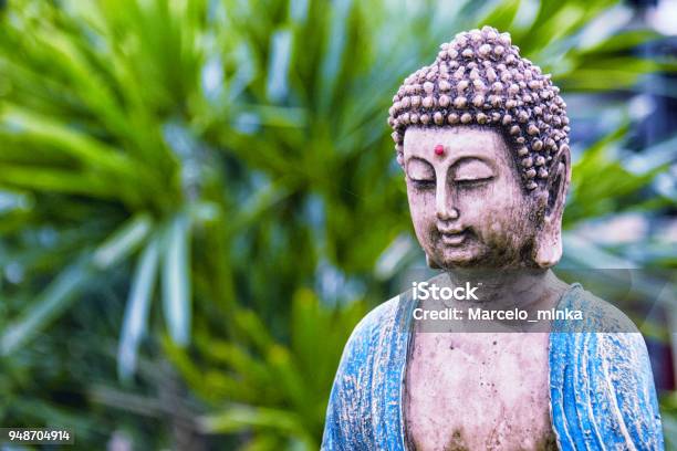 Buddha Statue In The Garden Stock Photo - Download Image Now - Buddha, Statue, Asia