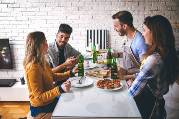 istock Friends at a Dinner Party 948709140