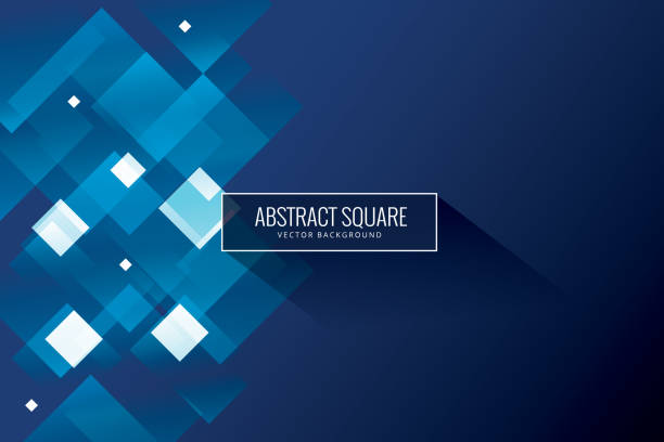 추상적임 청색 배경  - abstract backgrounds elegance fractal stock illustrations