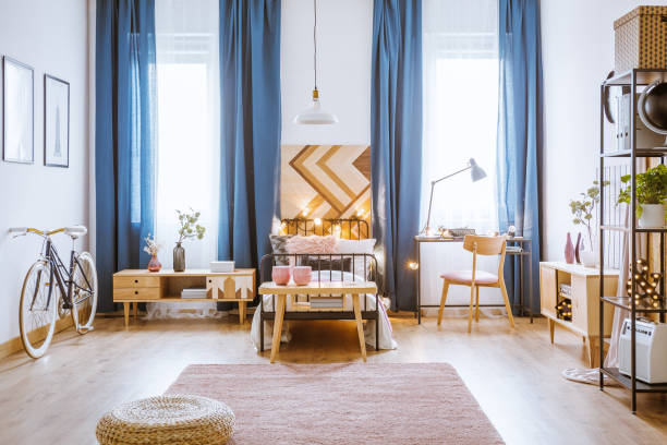 istock Cosy bedroom for a girl 948752206