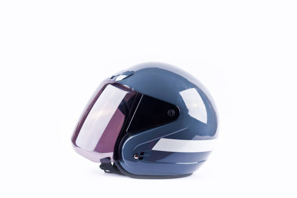 istock blue motorcycle helmet side view on white background helmet safety object isolated 948752428