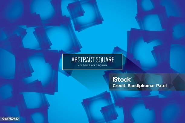 Abstract Square Objects Abstract Background With Square Shapes Stock Illustration - Download ...