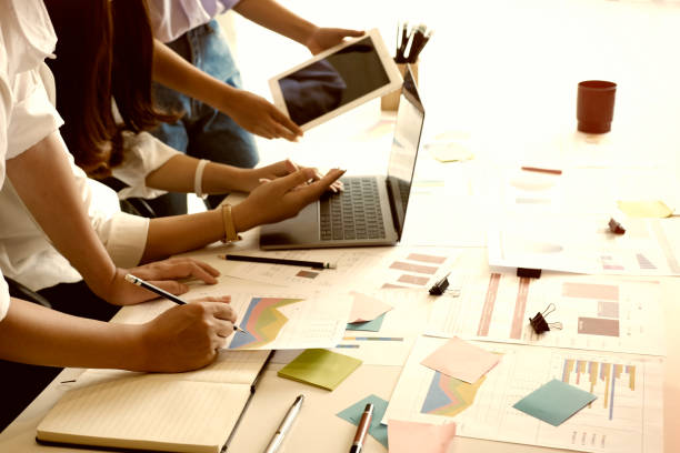 istock Team of young designers working together in their office 948755928