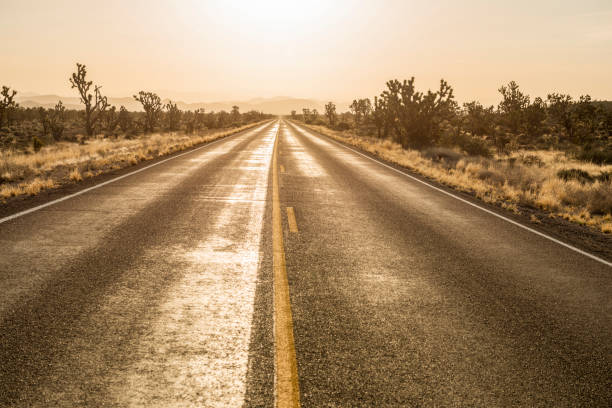 istock Sunrise over a Desert Highway 948764252