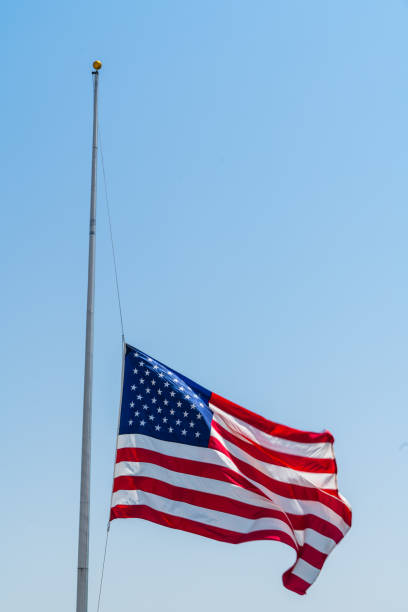 istock American Flag perfect flagpole side profile picture 948776520