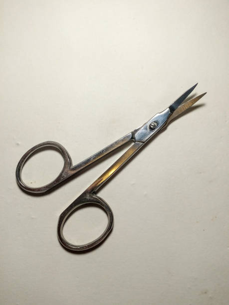istock Precision Metal Nail Scissors, Trimmers, Clippers. Closeup. 948778724