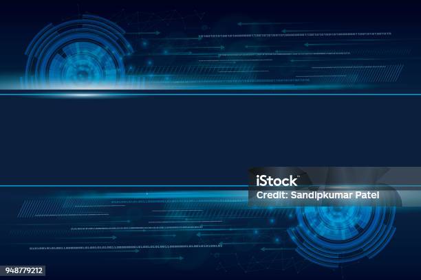 Abstract Technology Background For Internet Of Things Stock Illustration - Download Image Now