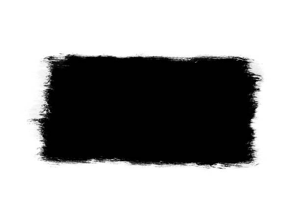 istock Black graphic color patches graphic brush strokes design effect element for background 948794128