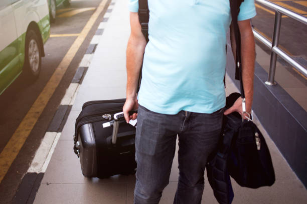 istock Moving suitcase at the airport in Penang 948824788