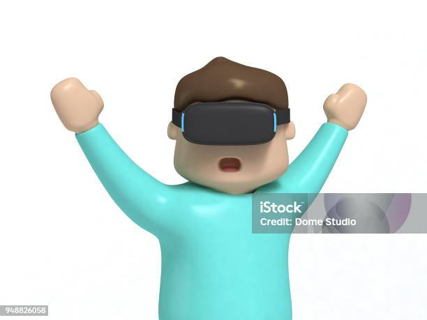Boy Character Cartoon Style Hands Up Excitedfunny With Vr Glasses Technology Video Game Concept 3d Rendering Stock Photo - Download Image Now - iStock Boy Character Cartoon Style Hands Up Excitedfunny With Vr Glasses Technology Video Game Concept 3d Rendering Stock Photo - Download Image Now - iStock