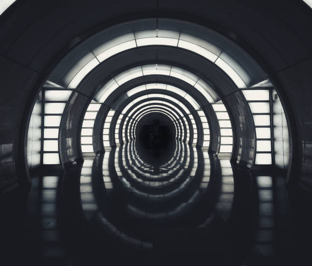 space portal metro station Moscow, metro station Fonvizinskaya spaceport stock pictures, royalty-free photos & images